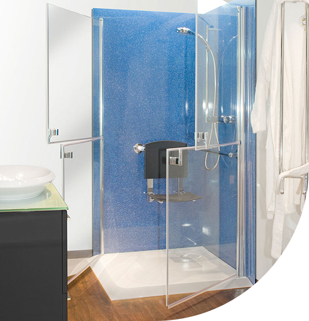 Altgerechte Pflegedusche